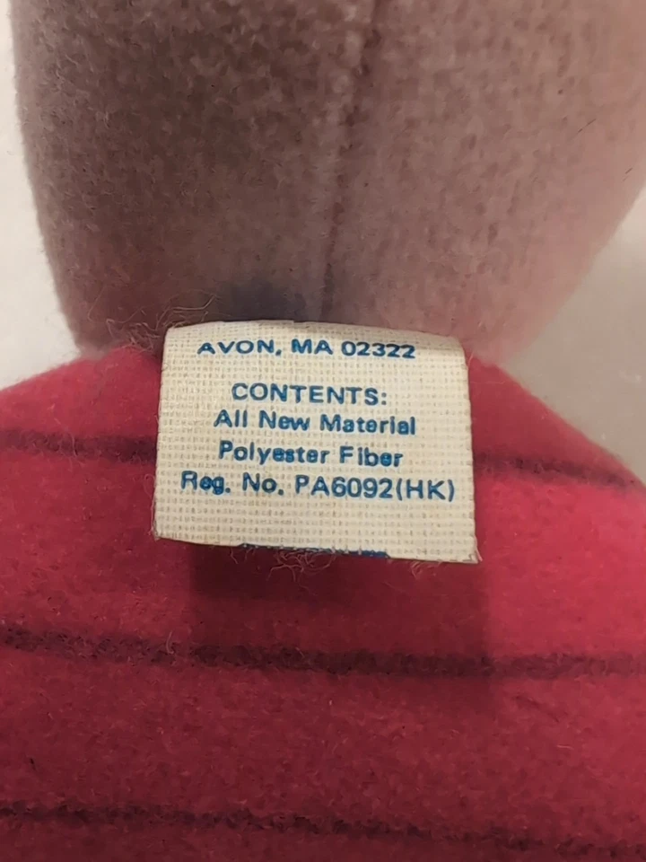 Vintage 1994 Disney Piglet Teether Plush Teething Ring 6" Vintage Baby Toy - Image 3 of 3