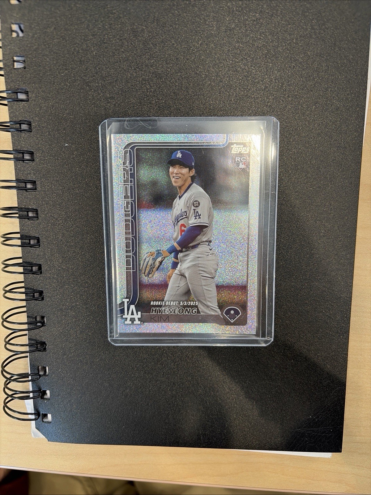 2025 Topps Update Series - Rookie Debut Hyeseong Kim #US312 Sandglitter (RC)
