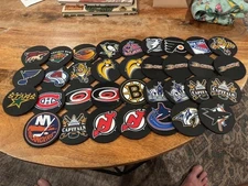 Lot of 34 Bud Light 3.5" Rubber Coasters Random Lot NHL Pucks