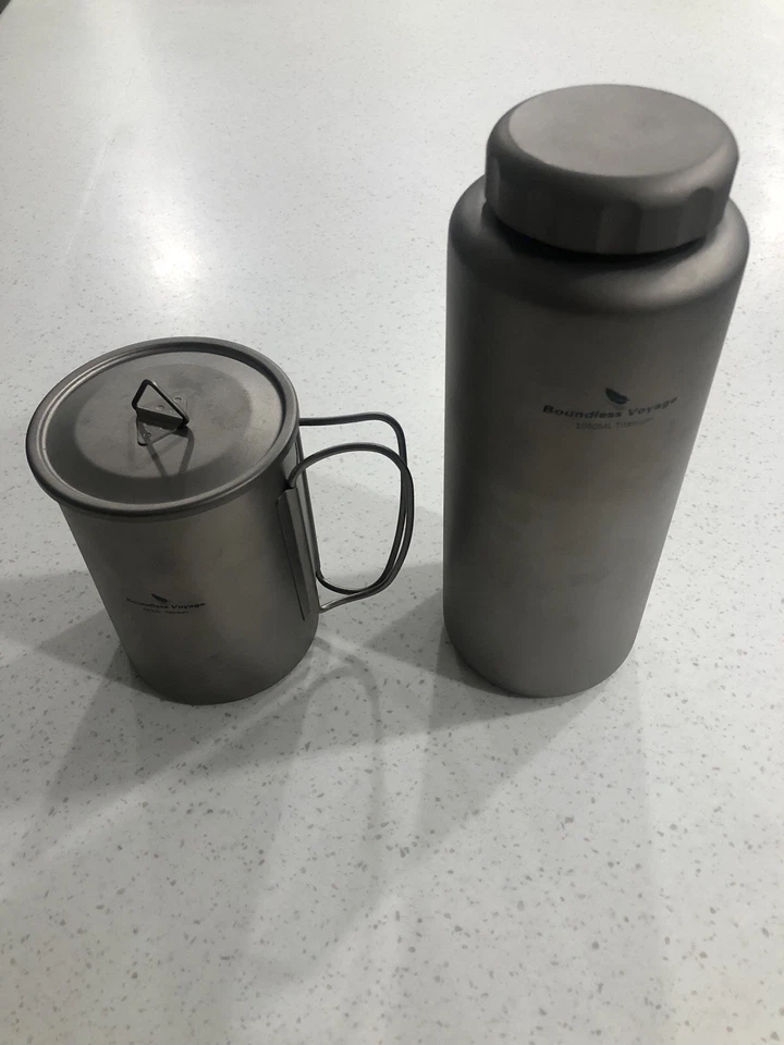 Utensilios de cocina ultraligeros de titanio Boundless Voyage Expedition Research Snow Peak Foto 3 de 4