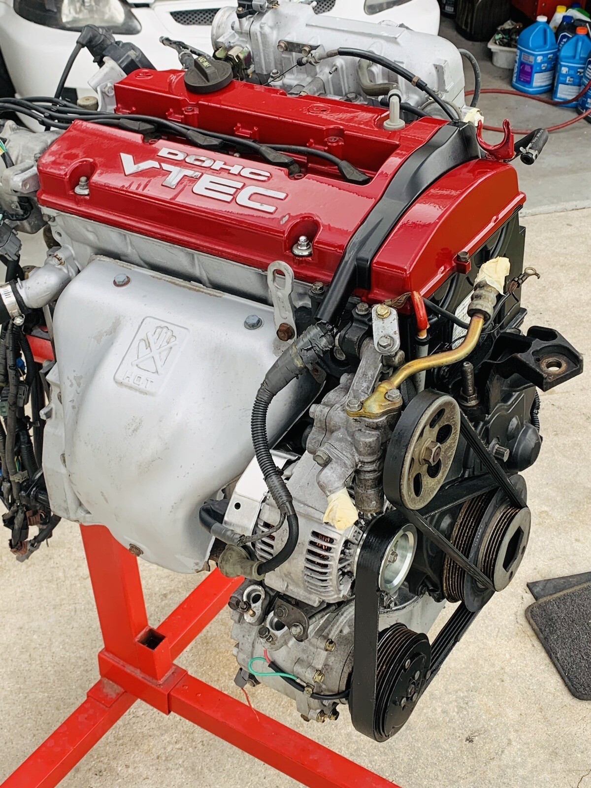 19972001 Honda Prelude 2.2L H22A4 Engine (Red) Powder, Coated Valve