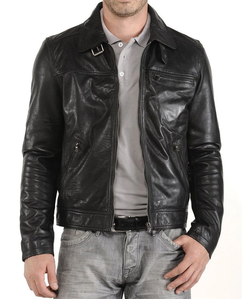 LEATHER BIKER JACKET - Ready to Wear