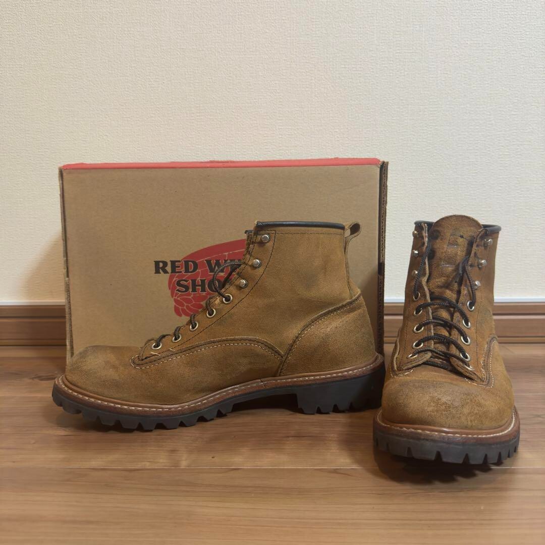 Red Wing 2937 Lineman Boot with Vibram Lug Sole and Original Box