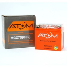 YTZ7S -Atom Gel Motorradbatterie 12V6Ah für Honda XL 125 V Varadero 2001 - 2015