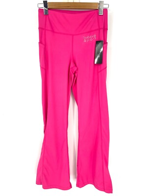 Barbie Hot Pink Yoga Outfit BEBE SPORT Yoga Pants Womens M