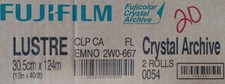FujiFilm Fujicolor Crystal Archive Film Paper 30.5cmX124m 12"X406' Lustre FUJI