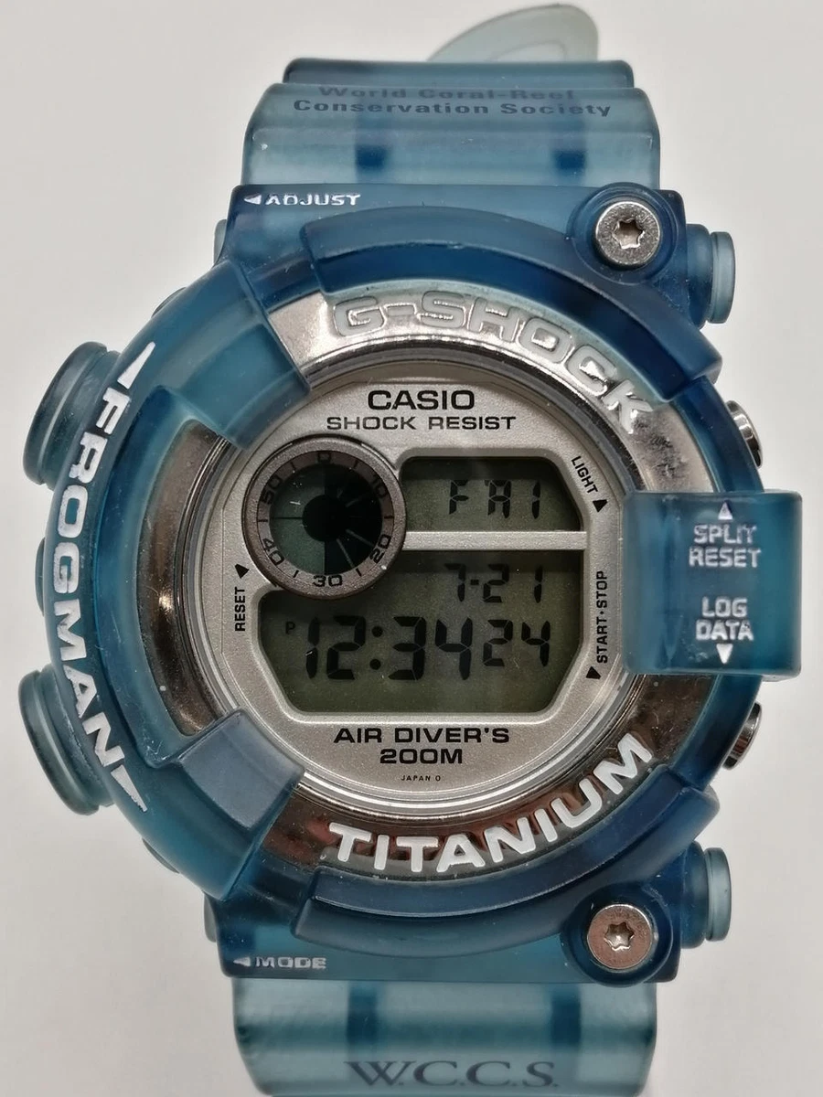 Casio G-Shock Frogman DW-8201 Quartz Titanium Wristwatch Watch Japan