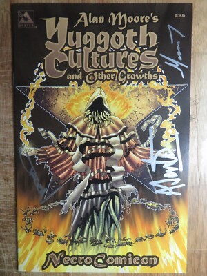 ALAN MOORE YUGGOTH CULTURES & OTHER GROWTHS NECRO COMICON  3x SIGNED LTD TO 350