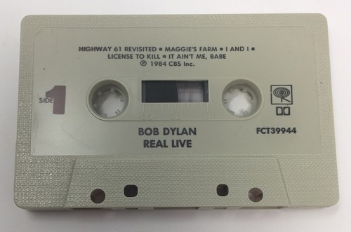 BOB DYLAN “Real Live” PROMO Only Cassette Tape 80s Columbia FCT 39944 Demo NFS - Picture 5 of 8