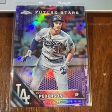 Joc Pederson 2016 Topps Chrome Future Stars Purple Refractor #58 /275