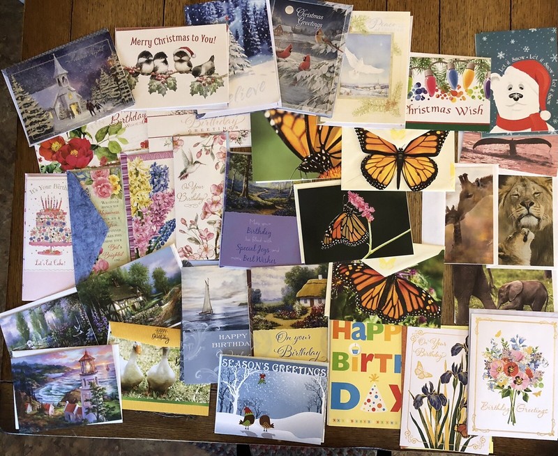 Lot of 75 Greeting Card Assortment with Matching Envelopes ~ NEW