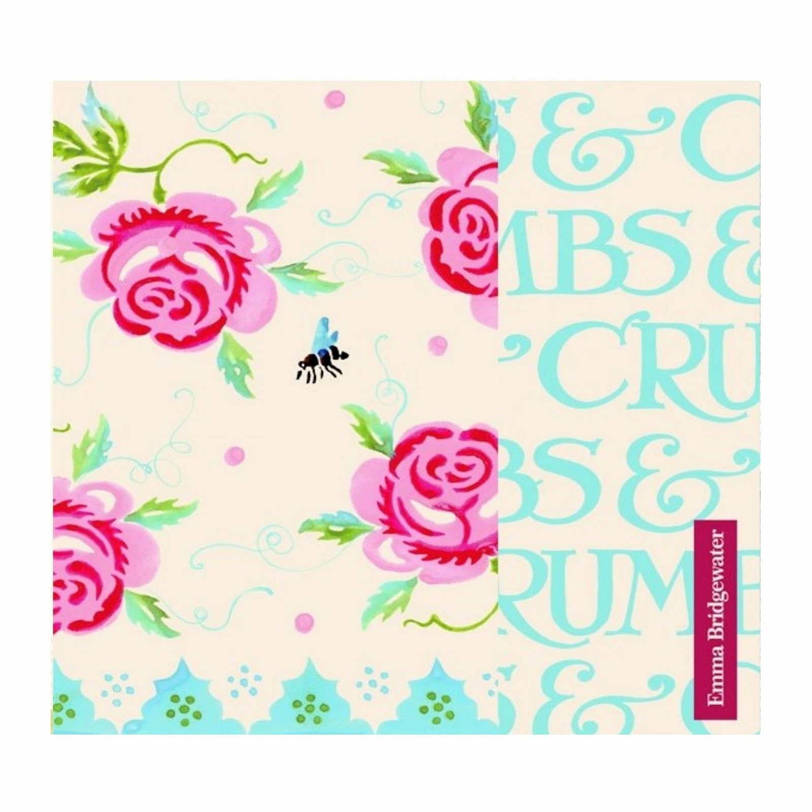Emma Bridgewater Rose & Bee Paper Napkins 3 Ply Lunch Cocktail Party Serviettes