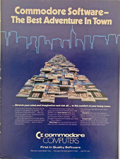 Commodore Computers Vintage 1984 Print Ad