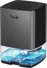 Sotanos Dormitorio Deshumidificadores Absorbedor De Humedad Silencioso 500 Sqft.