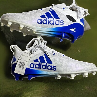 Soccer Adidas Adizero Young King Mens Sz 12 Blue White Football Cleats  FU6707