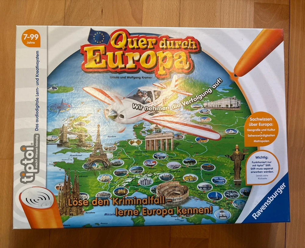 Ravensburger Quer durch Europa, Tiptoi