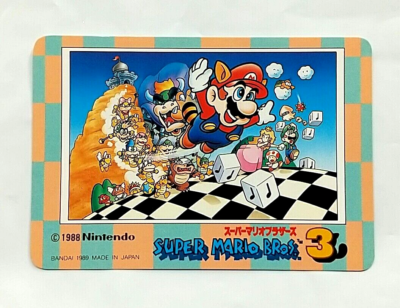 Game Item) Carddass, Famicom, Super Mario Bros 3, Koopalings, 1988
