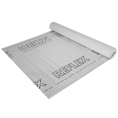 Dörken Delta Reflex Energiesparende Alu Luft und Dampfsperre Dampfstopp (75 m²)