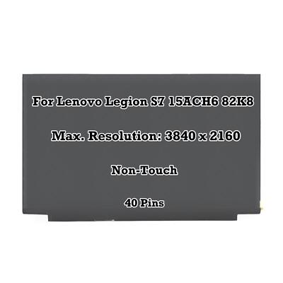 15.6'' 4K UHD LCD Screen IPS Display Panel for Lenovo Legion S7 15ACH6 82K8000RUS