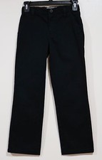 Old Navy Size 8 Boys Back To School Black Casual Uniform Pants