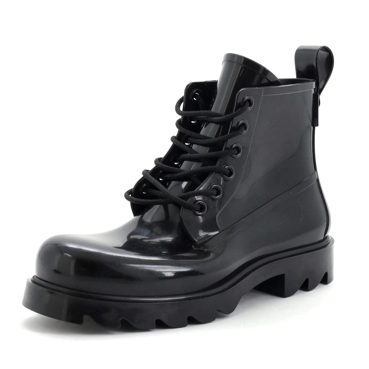 Bottega Veneta Stride Lace Up Boots Rubber