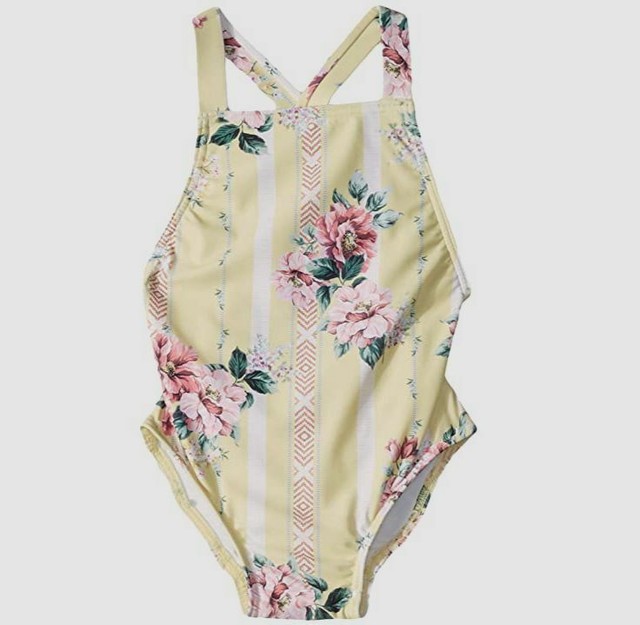 seafolly yellow one piece