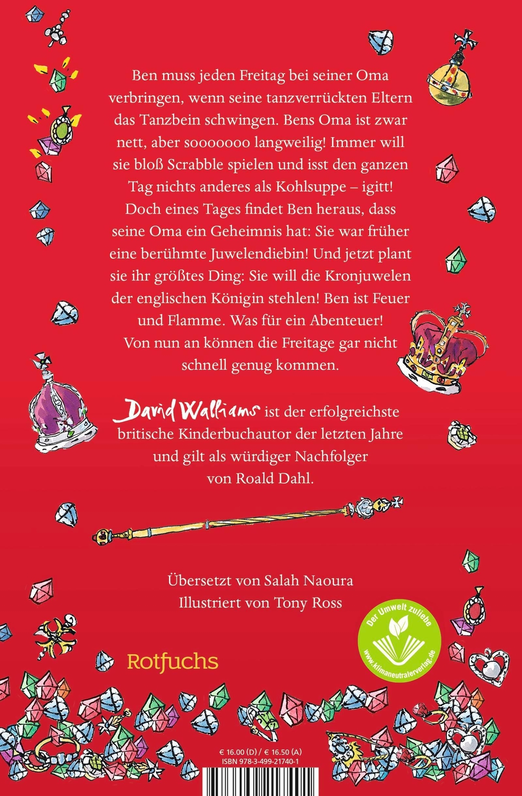 Thumbnail - David Walliams | Gangsta-oma | Buch | Deutsch (2024) | 272 S. |