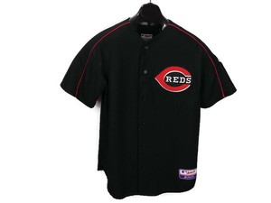 black and red cincinnati reds jersey