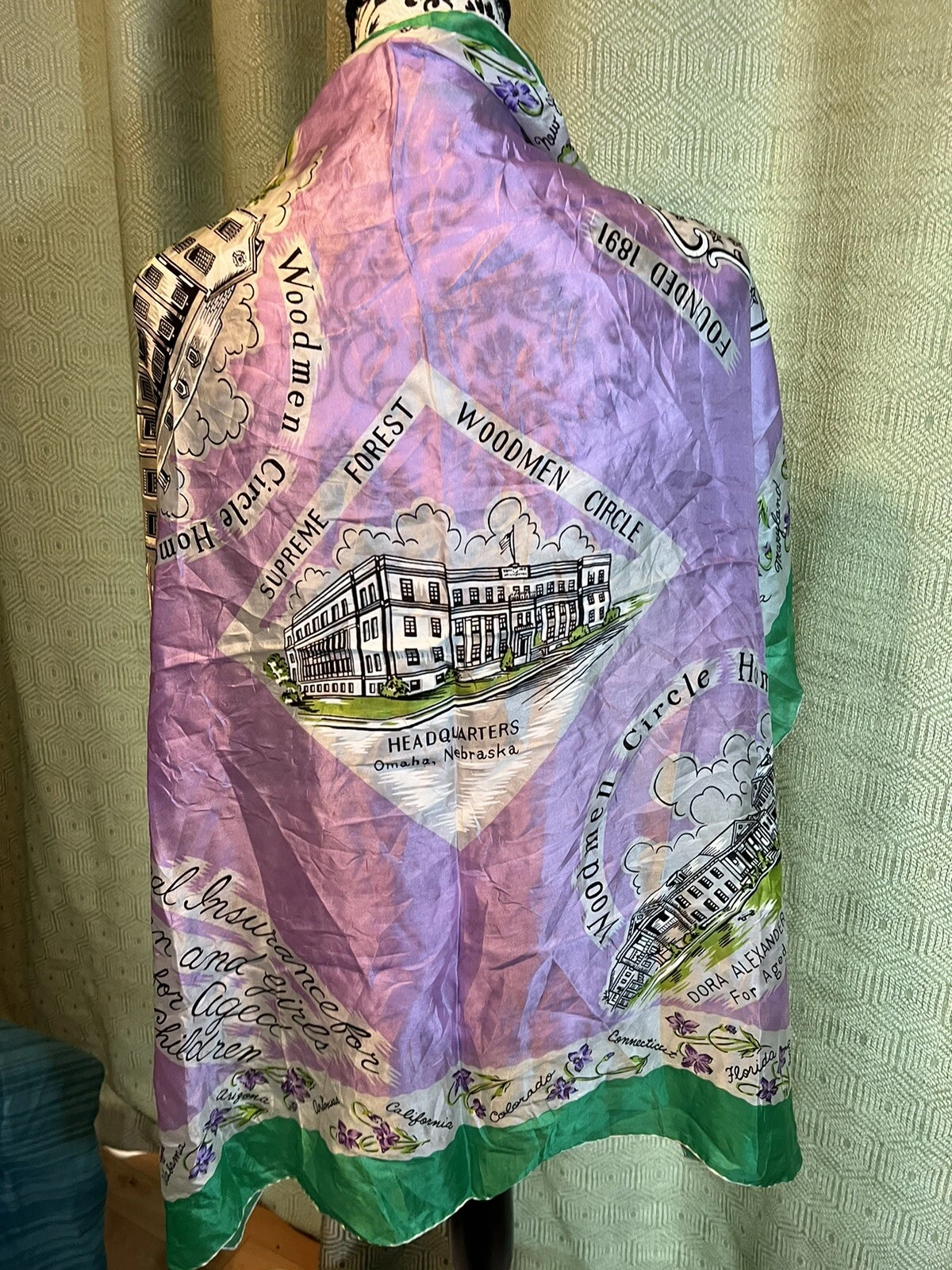 Foulard bûcheron forêt suprême