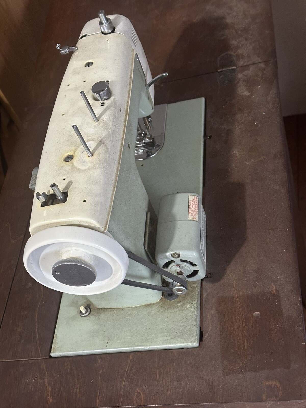 Vintage Sears Kenmore Sewing Machine 2142 With Pedal Works and Table eBay