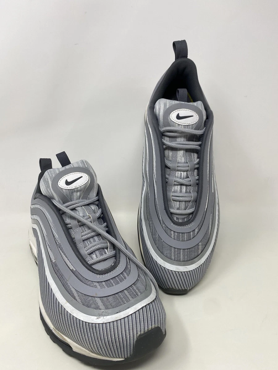 Nike Air Max 97 Ultra Wolf Grey White Silver Size 8 918356 007 Mens