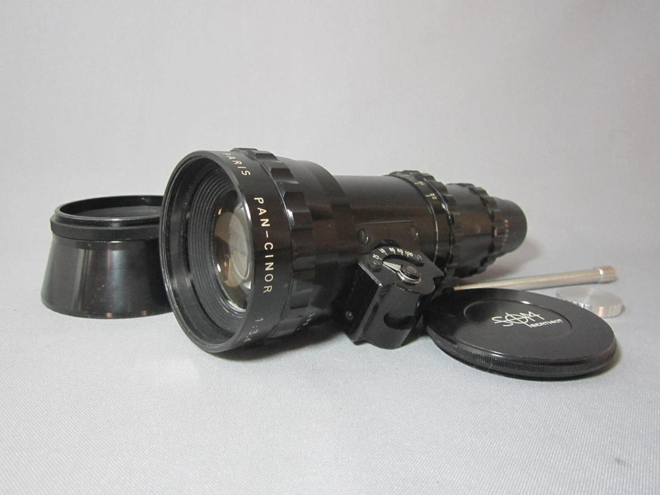 SUPER-16! 🔥SOM BERTHIOT 25-100MM C-MOUNT ZOOM LENS for BOLEX 16MM MOVIE CAMERA - Image 2 of 4
