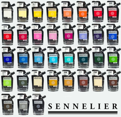 Sennelier ABSTRACT pastose Acrylfarben 120ml - Freie Auswahl aus 60 Farbtönen