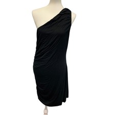 New A New Day Womens Large Asymmetrical Body Con One Shoulder Stretchy Dress