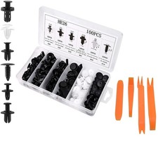 100pcs Bumper Clips Fender Trim Car Auto Push Pin Rivet Fastener Panel New 100pcs Bumper Clips Fender Trim Car Auto Push Pin Rivet Fastener Panel New