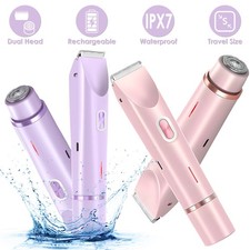 Painless Electric Body Hair Trimmer Bikini Trimmer Women Wet  Dry Shaver Razor