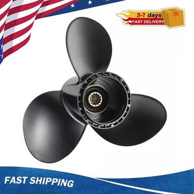 11 1/8x16 Outboard  Propeller 13 Spline  58100-88L71-019  For Suzuki 35-65 HP