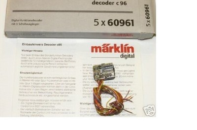 Märklin 60961 Digital-Funktionsdecoder C 96 mit 5 Schaltausgänge RETRO