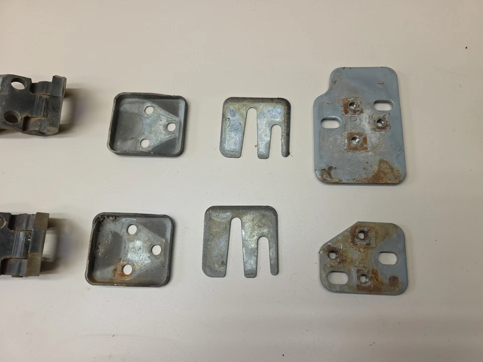 84-96 Jeep Cherokee XJ Comanche MJ Juego de bisagras de puerta OEM puerta delantera lado pasajero Foto 4 de 4