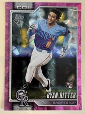 2026 Topps Series 1 Ryan Ritter Pink Diamante Foil Rookie Card (RC) #18