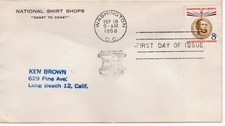 NATIONAL SHIRT SHOPS - 1958 - DC1053