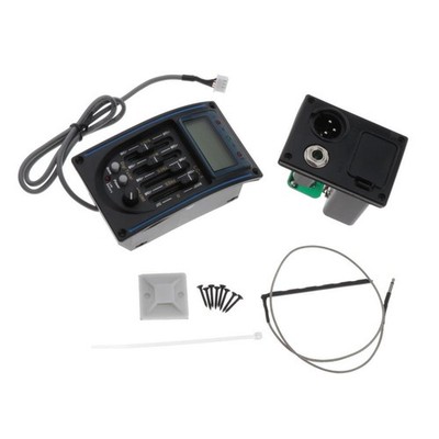 1pc Akustikgitarre Pickup Equalizer EQ Piezo Pickup Active Complete Kit