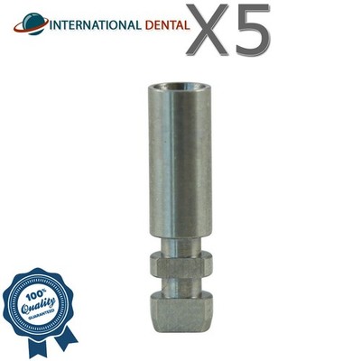 5 Dental Lab Fixture Analog Compatible With N0bel Active 3.0mm Conical Hex