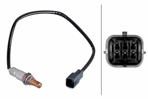 6PA 358 221-781 LAMBDA OXYGEN O2 SENSOR HELLA FOR MAZDA 3,5 - Picture 2 of 5