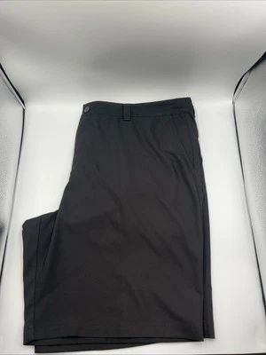 Adidas Climalite Mens Black Flat Front Shorts Size 42 With 10” Inseam - Image 1 of 4
