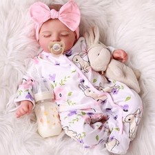 "Reborn Baby Dolls Silicone Full Body 20 Inch Waterproof Realistic Newborn Baby
