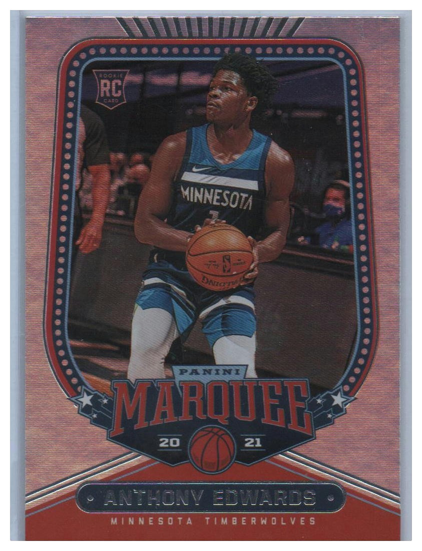 2020-21 Panini Chronicles - Marquee Anthony Edwards #254 (RC)