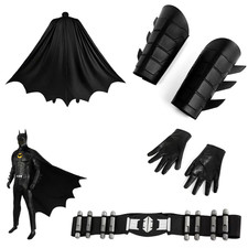 Michael Keaton Version Batman Cosplay Armor Accessories Big Cape/Bullet Belt