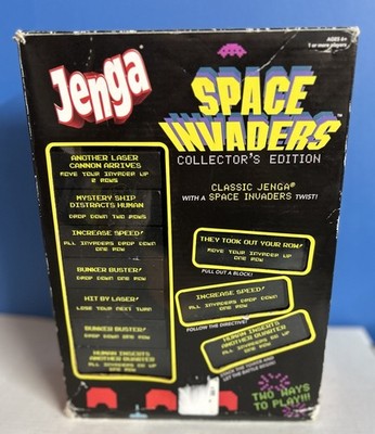 Jenga Space Invaders Collectors Edition Game 2013 - COMPLETE!