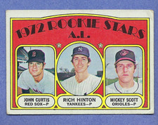 1972 Topps Baseball #724 American League Rookie Stars  VG+